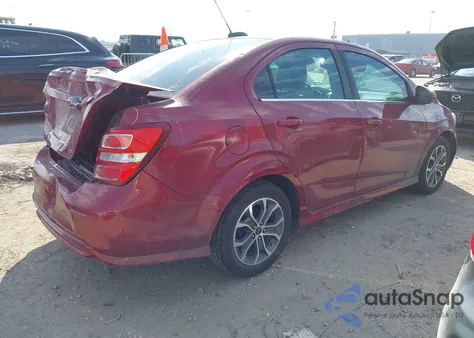 2018 Chevrolet Sonic Lt Auto из США, поврежденный, VIN 1G1JD5SH9J4108791